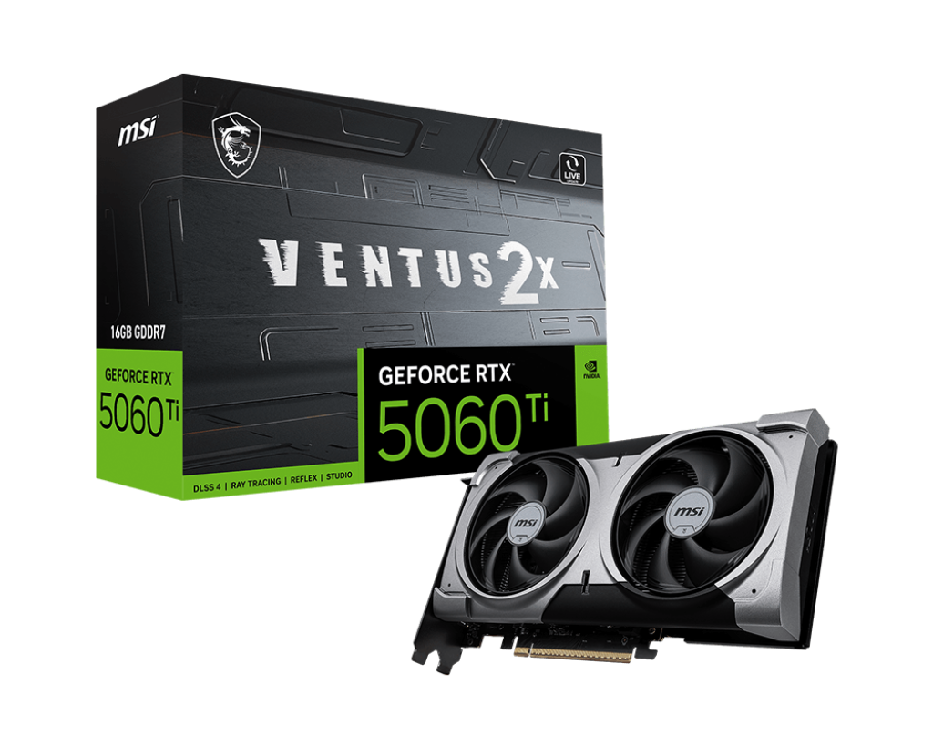 MSI Graphic Card RTX 5060 Ti 16GB Ventus 2x Plus MSI Graphic Card RTX 5060 Ti 16GB Ventus 2x Plus